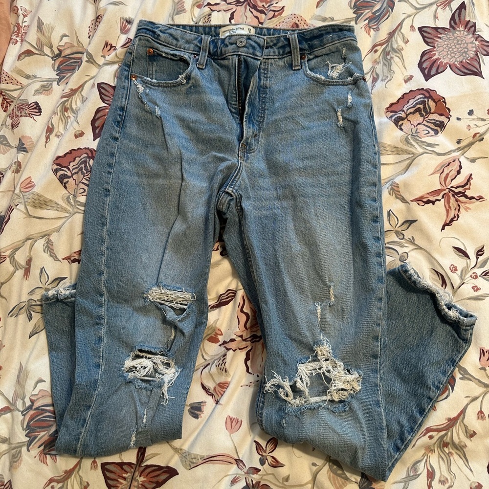 Abercrombie & Fitch Curve Love Skinny High Rise Jeans